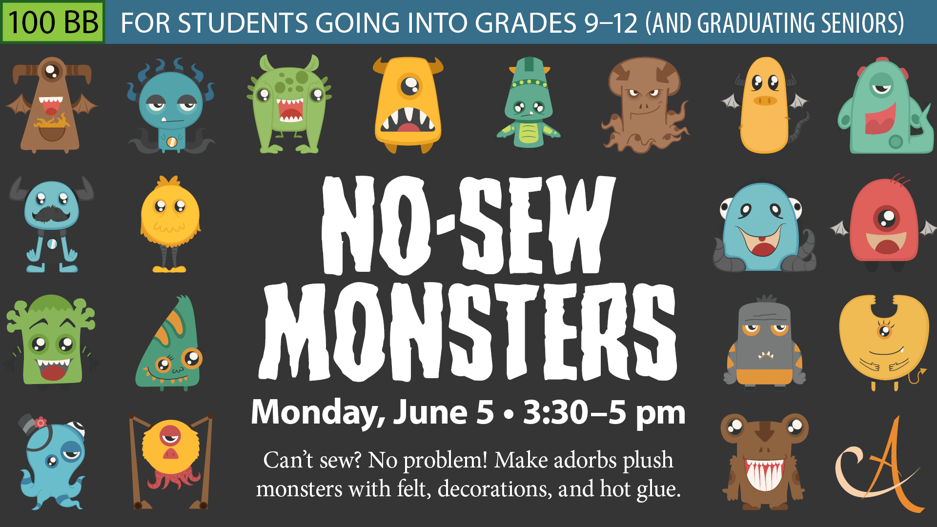 no-sew monsters